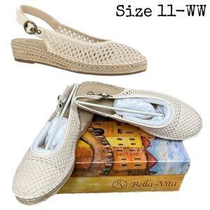 Bella Vita Olive II Espadrille Sling Back (Women) New On Box.